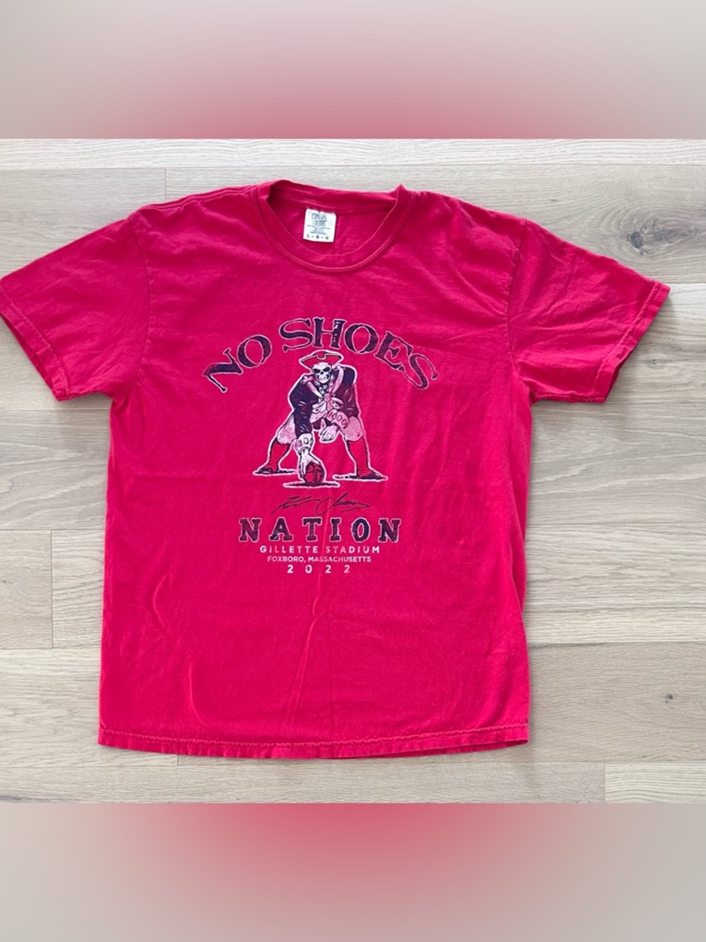 Kenny Chesney No Shoes Nation Gillette Stadium Patriots 2022 Concert Tour TShirt